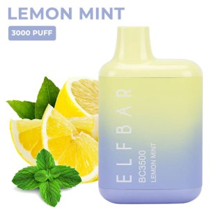 Одноразовая электронная сигарета ELF BAR BC Акциз Lemon Mint (Лимон Мята) 3000 puff