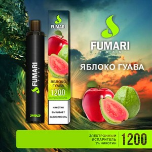 Одноразова електронна сигарета FUMARI Apple Guava (Яблуко Гуава) 1200 puff