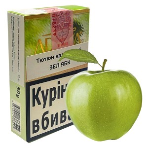 Тютюн Акциз Adalya Green Apple (Зелене Яблуко) 50 гр